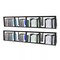 2x Large Floating Shelf Wall Mount CD DVD Rack Media Storage Organizer Shelves